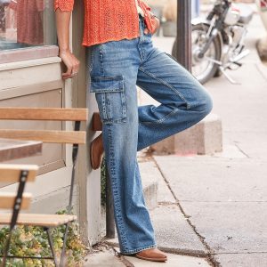 Cora Cargo Jeans - 28, Space